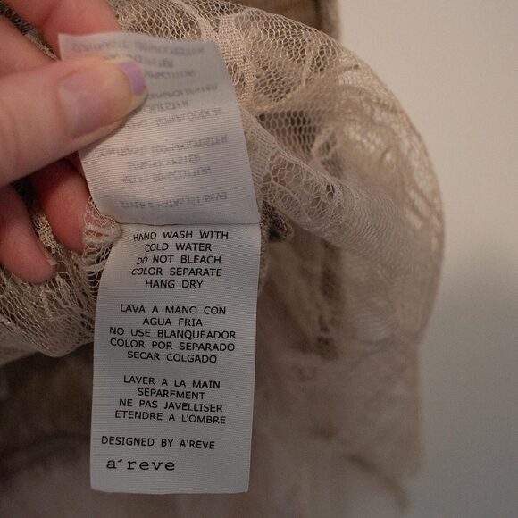 lace lagenlook oversized coastal cowgirl boho arrow variegated sweater L a'reve - Picture 7 of 9